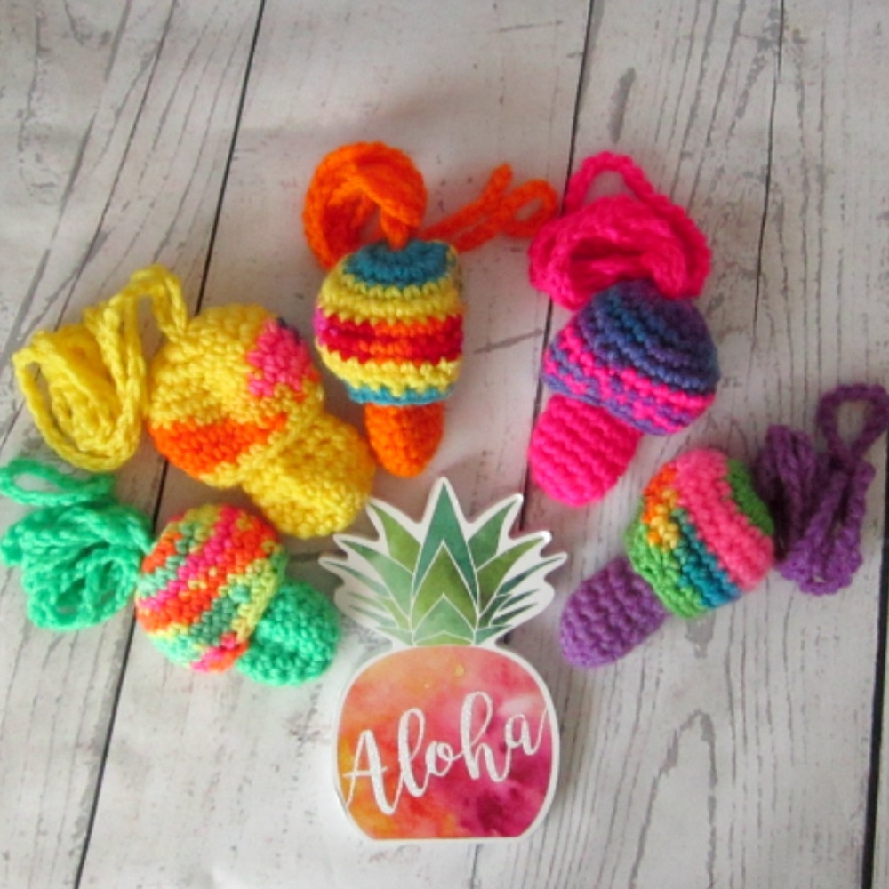 Shroom Festival Stash Bag Necklace Bright ONE
